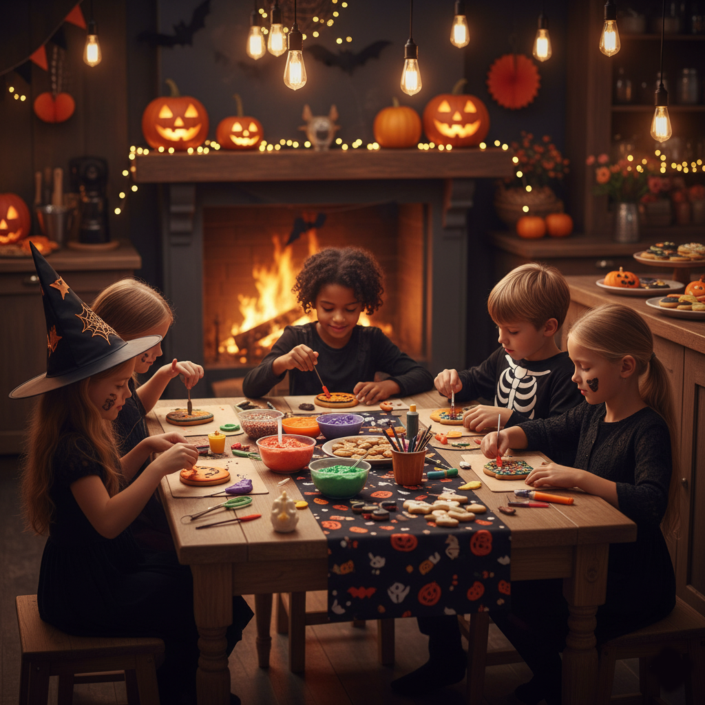 Taller decoración galletas Halloween Madrid