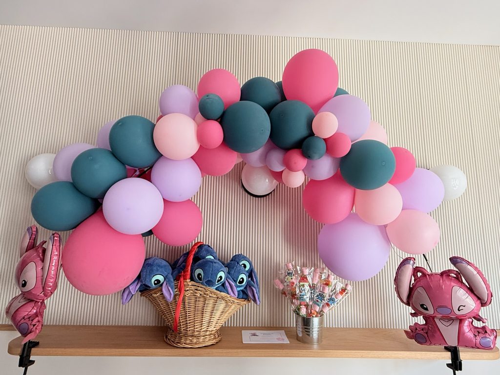 Arco decorativo con globos 