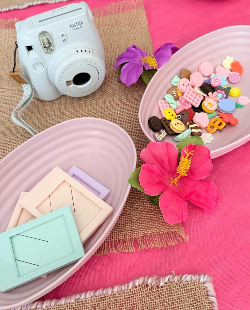 Taller decoración marcos de foto polaroid